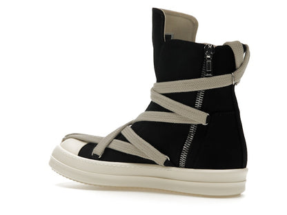 Rick Owens DRKSHDW Hexa High Black Pearl Milk Fat Lace