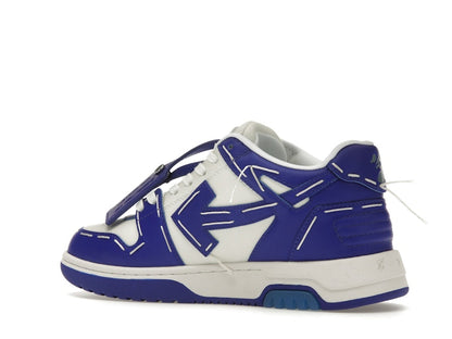 OFF-WHITE Out Of Office Sartorial Stitching White Dark Blue (Women's)