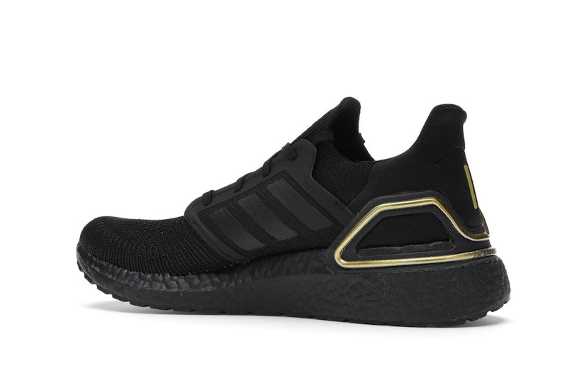 adidas Ultra Boost 20 Core Black Gold Metallic