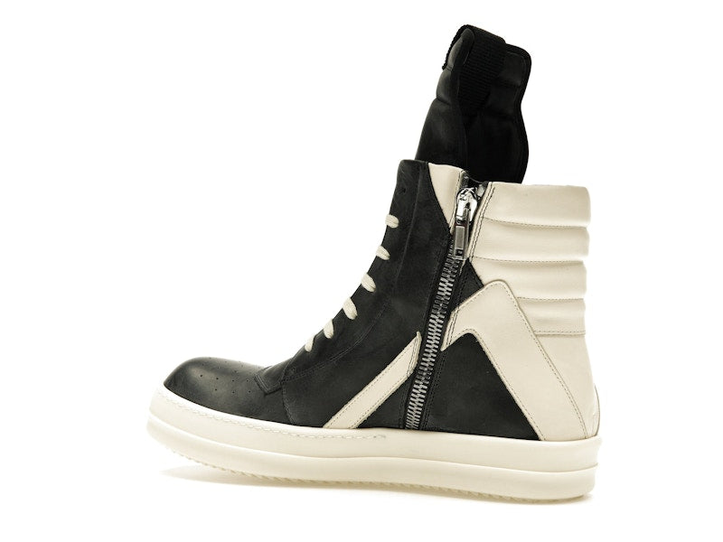 Rick Owens Lido Geobasket Black Milk