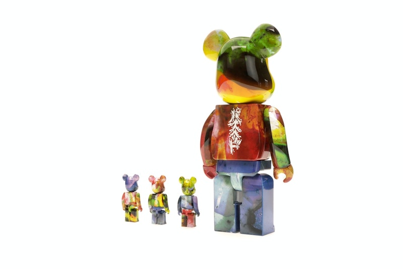 Bearbrick Pushead 4 pc Set 100% & 400% Set Multi