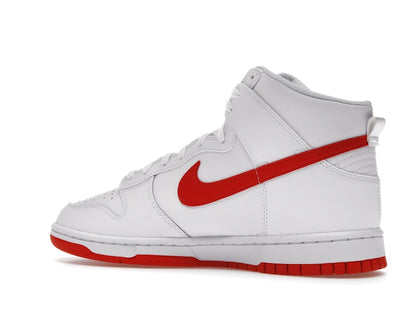Nike Dunk High White Picante Red
