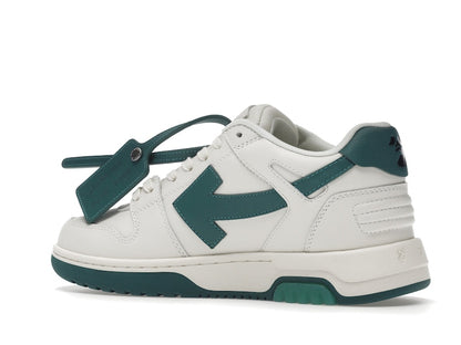 OFF-WHITE Out Of Office OOO Low Tops White Green (FW22)