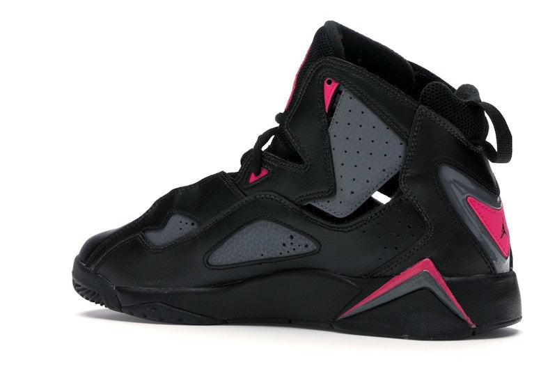 Jordan True Flight Black Dark Grey Deadly Pink (GS)