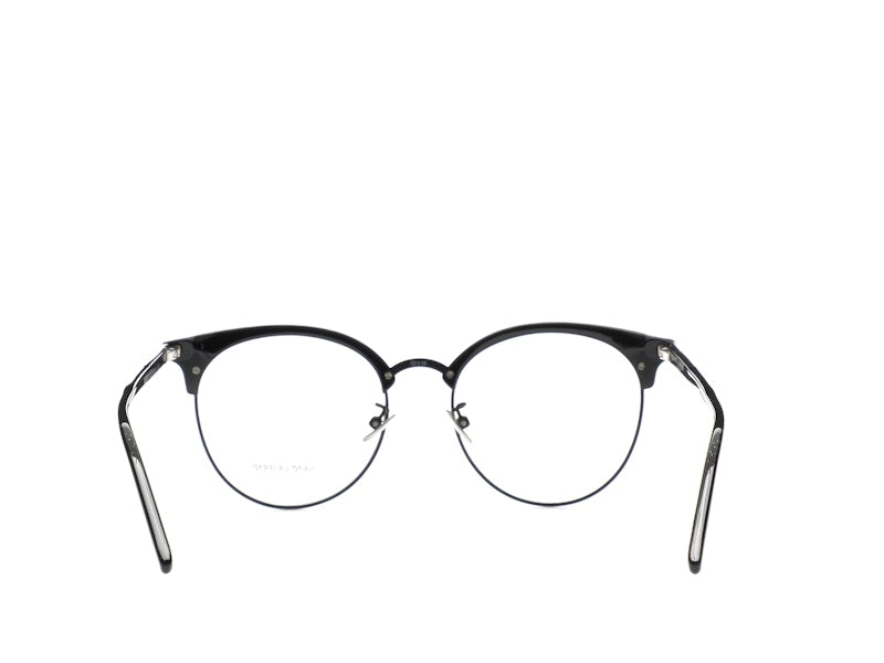 Saint Laurent Round-Frame Acetate Optical Frames Black Black Transparent (SL233F-30002729-001)