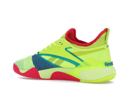 Reebok Nano Court Digital Lime Aqua Bold Pink