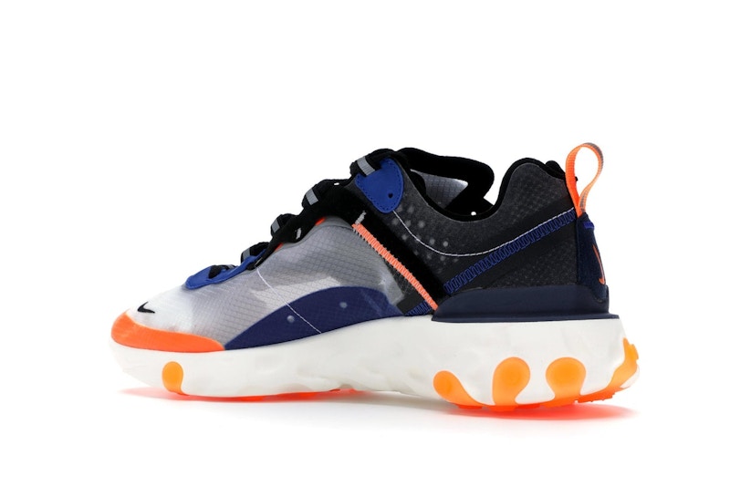 Nike React Element 87 Thunder Blue/Total Orange