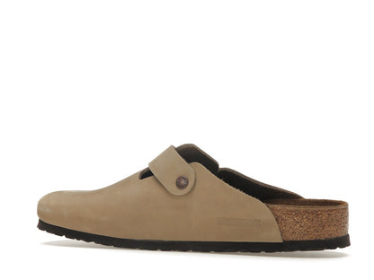 Birkenstock Boston Oiled Leather Tobacco Brown
