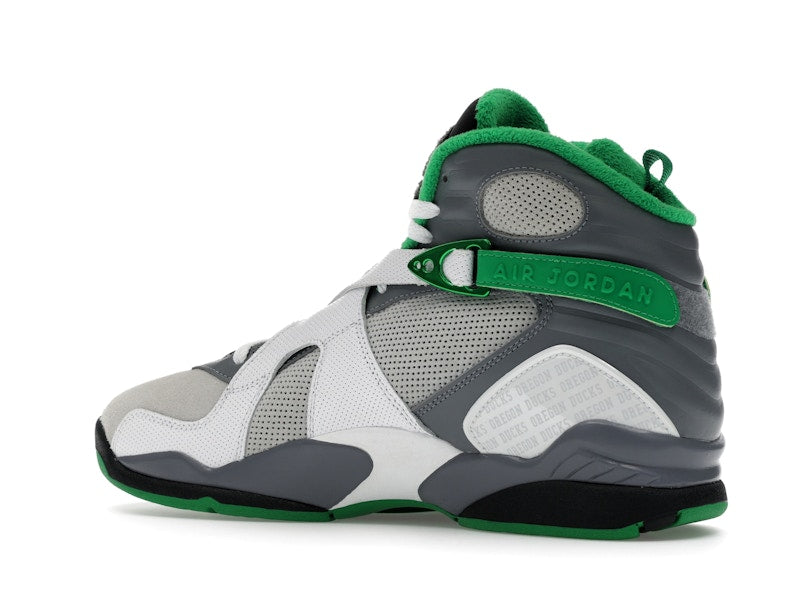 Jordan 8 Retro University of Oregon PE Pure Platinum