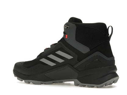 adidas Terrex Swift R3 Mid GTX Core Black Grey Solar Red
