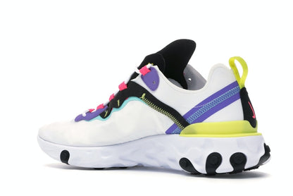 Nike React Element 55 White Psychic Purple Hyper Pink