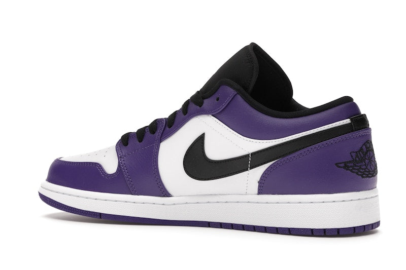 Jordan 1 Low Court Purple White