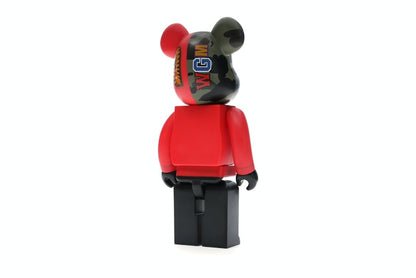 Bearbrick A Bathing Ape 1st Camo Shark 400% Red