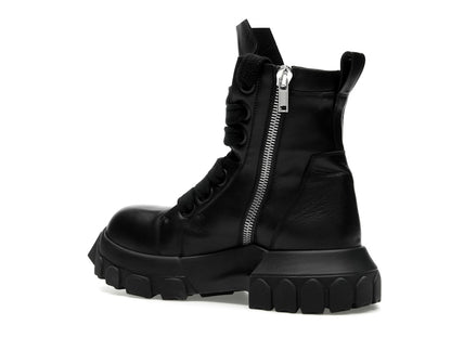 Rick Owens Lido Jumbo Laced Bozo Tractor Black