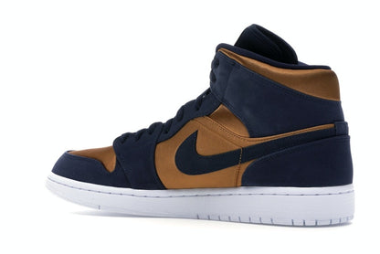 Jordan 1 Mid Obsidian Desert Ochre