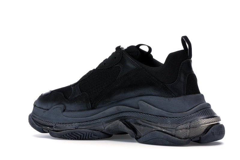 Balenciaga Triple S Clear Sole Black