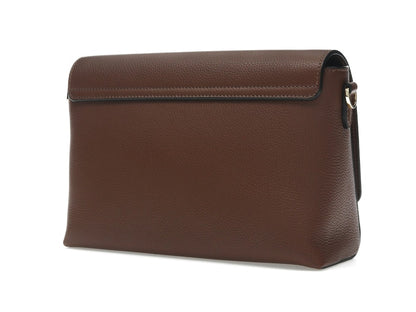 Burberry Vintage Check and Leather Note Crossbody Bag Tan