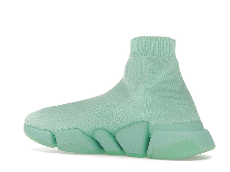 Balenciaga Speed 2.0 Recycled Transparent Sole Green