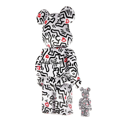 Bearbrick Keith Haring #8 100% & 400% Set