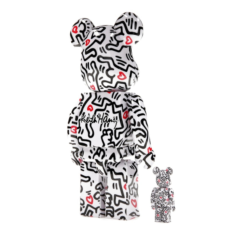 Bearbrick Keith Haring #8 100% & 400% Set
