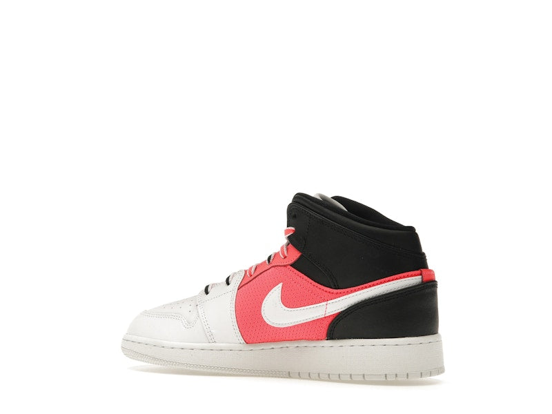 Jordan 1 Mid SE White Black Infrared (GS)