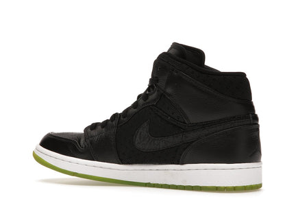 Jordan 1 Phat Black Action Green