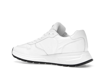Prada PRAX 01 Sneakers Re-Nylon Brushed Leather White Black