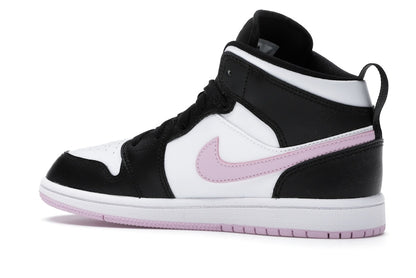 Jordan 1 Mid White Black Light Arctic Pink (PS)