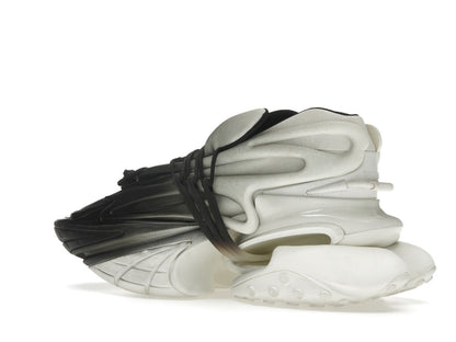 Balmain Unicorn Low-Top White Black Gradiant