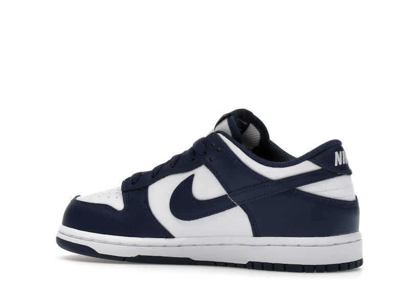 Nike Dunk Low White Midnight Navy (PS)