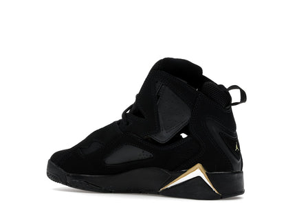 Jordan True Flight Black Metallic Gold White (GS)