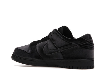 Nike Dunk Low Dover Street Market Triple Black Velvet