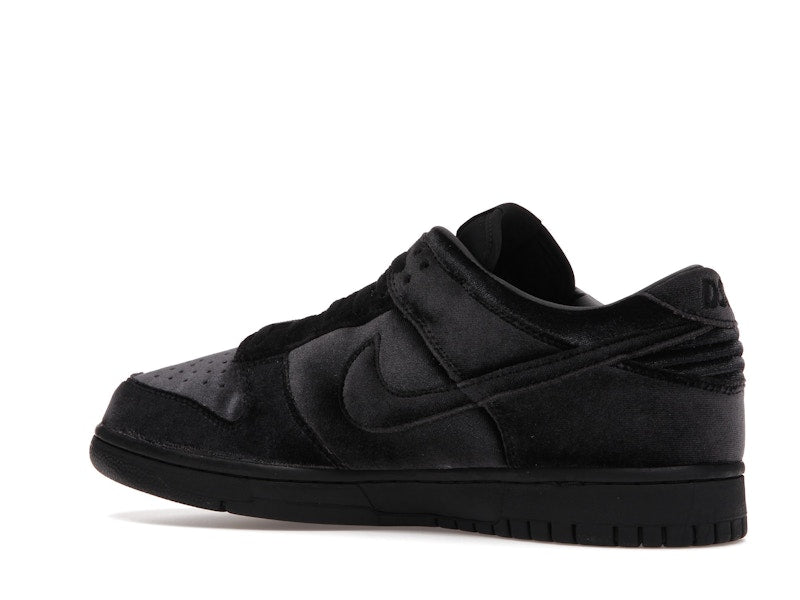 Nike Dunk Low Dover Street Market Triple Black Velvet