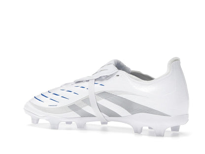 adidas Predator League Fold-Over Tongue FG/MG Cloud White Silver Metallic Bright Royal