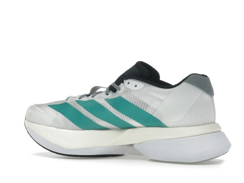 adidas Adizero Boston 13 White Pure Teal