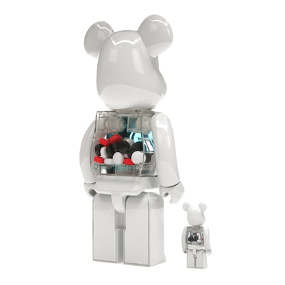 Bearbrick PiL 100% & 400% Set Chrome Ver.