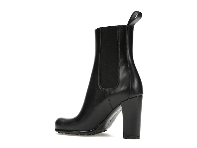 Bottega Veneta Storm Moulded Toe Leather Chelsea Boot Black (Women's)