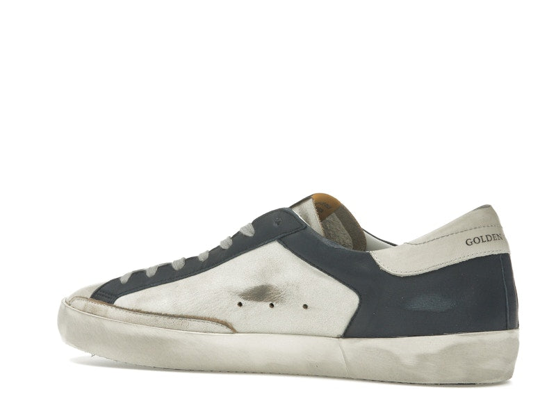 Golden Goose Super Star White Dark Blue Gun Metal