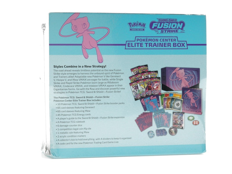 Pokémon TCG Sword & Shield Fusion Strike Pokémon Center Elite Trainer Box