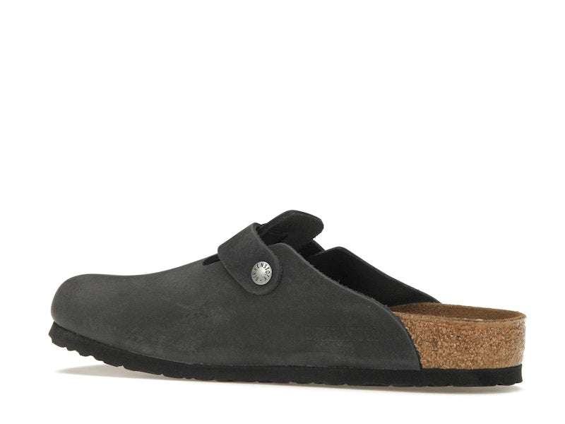 Birkenstock Boston Oiled Leather Black