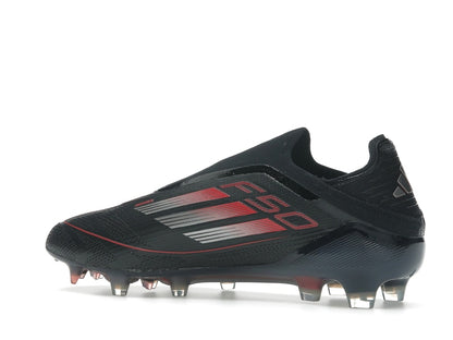 adidas F50 Elite Laceless FG Core Black Iron Metallic Lucid Red
