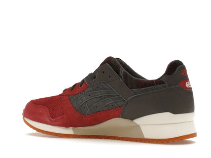 ASICS Gel-Lyte III OG Brisket Red Obsidian Grey