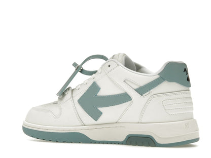 OFF-WHITE Out Of Office OOO Low Tops White Celadon