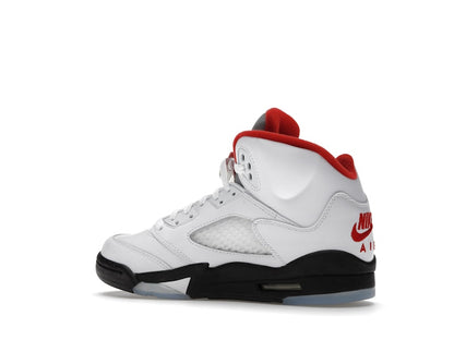 Jordan 5 Retro Fire Red Silver Tongue (2020) (GS)