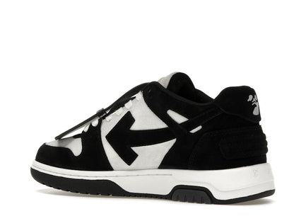 OFF-WHITE Out Of Office OOO Low Tops White Black Suede