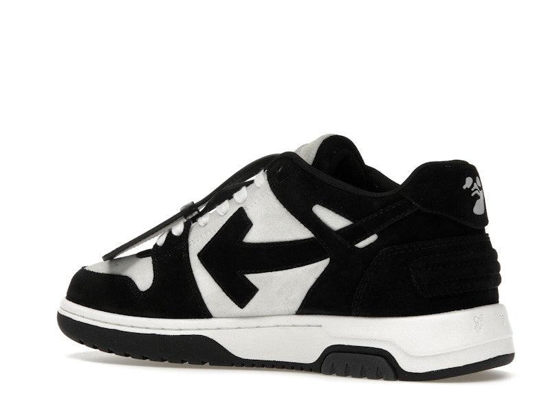 OFF-WHITE Out Of Office OOO Low Tops White Black Suede