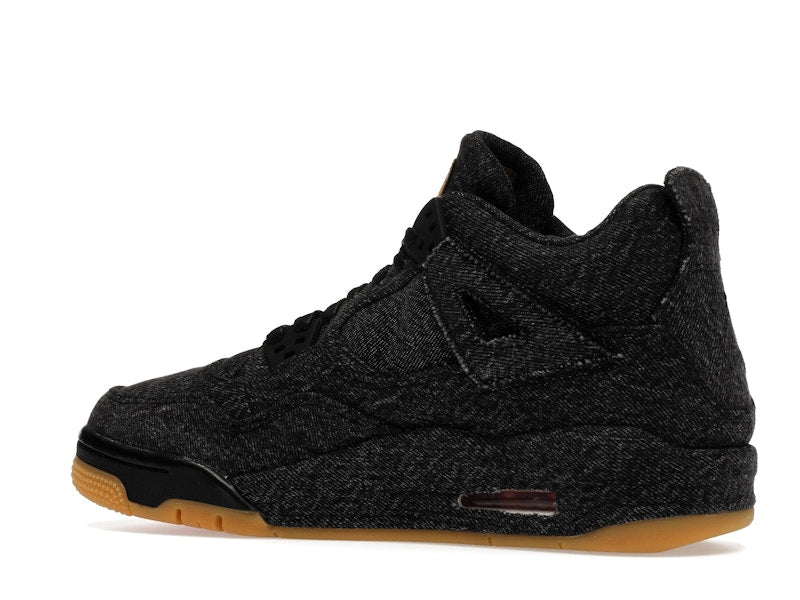 Jordan 4 Retro Levi's Black (GS) (Levi's Tag)