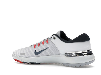 Nike Free Golf Pure Platinum Light Crimson Wolf Grey Armory Navy