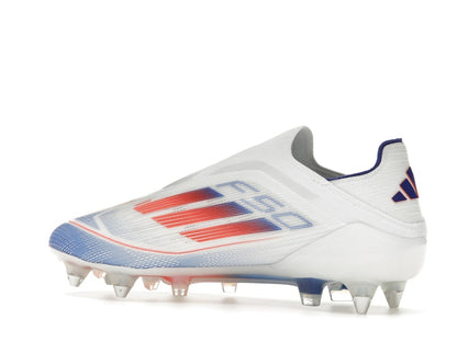 adidas F50 Elite Laceless SG Cloud White Solar Red Lucid Blue
