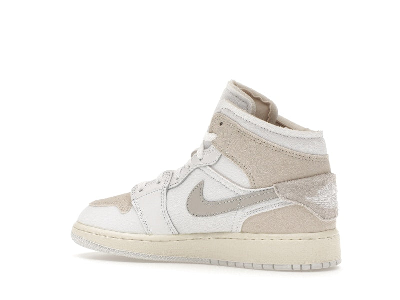 Jordan 1 Mid SE Craft Inside Out Tech Grey (GS)